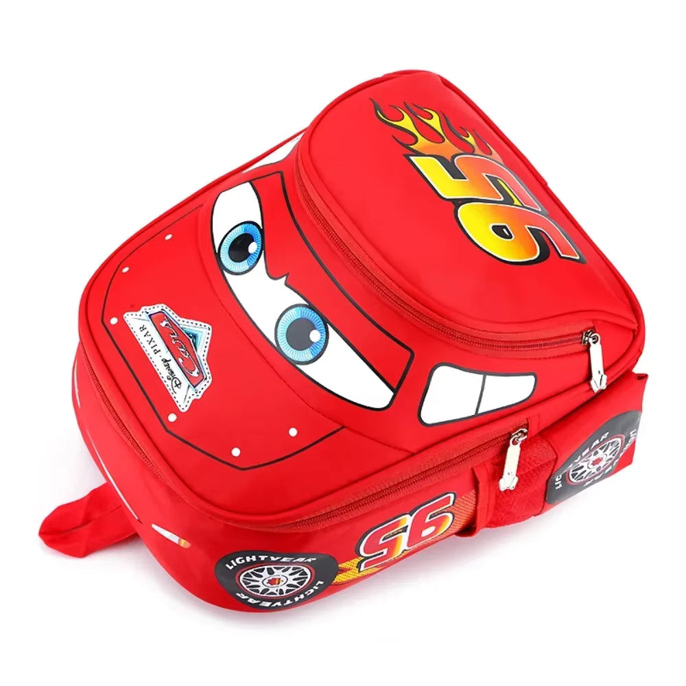 Waterproof & Lightweight Disney Cars “Ka-Chow” Backpack — Kids’ Favorite Lightning McQueen Pack