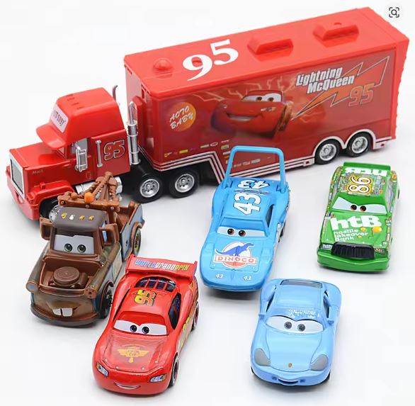 Disney Pixar Cars 3 — 1:55 Scale Lightning McQueen & Mater Alloy Die-Cast Set
