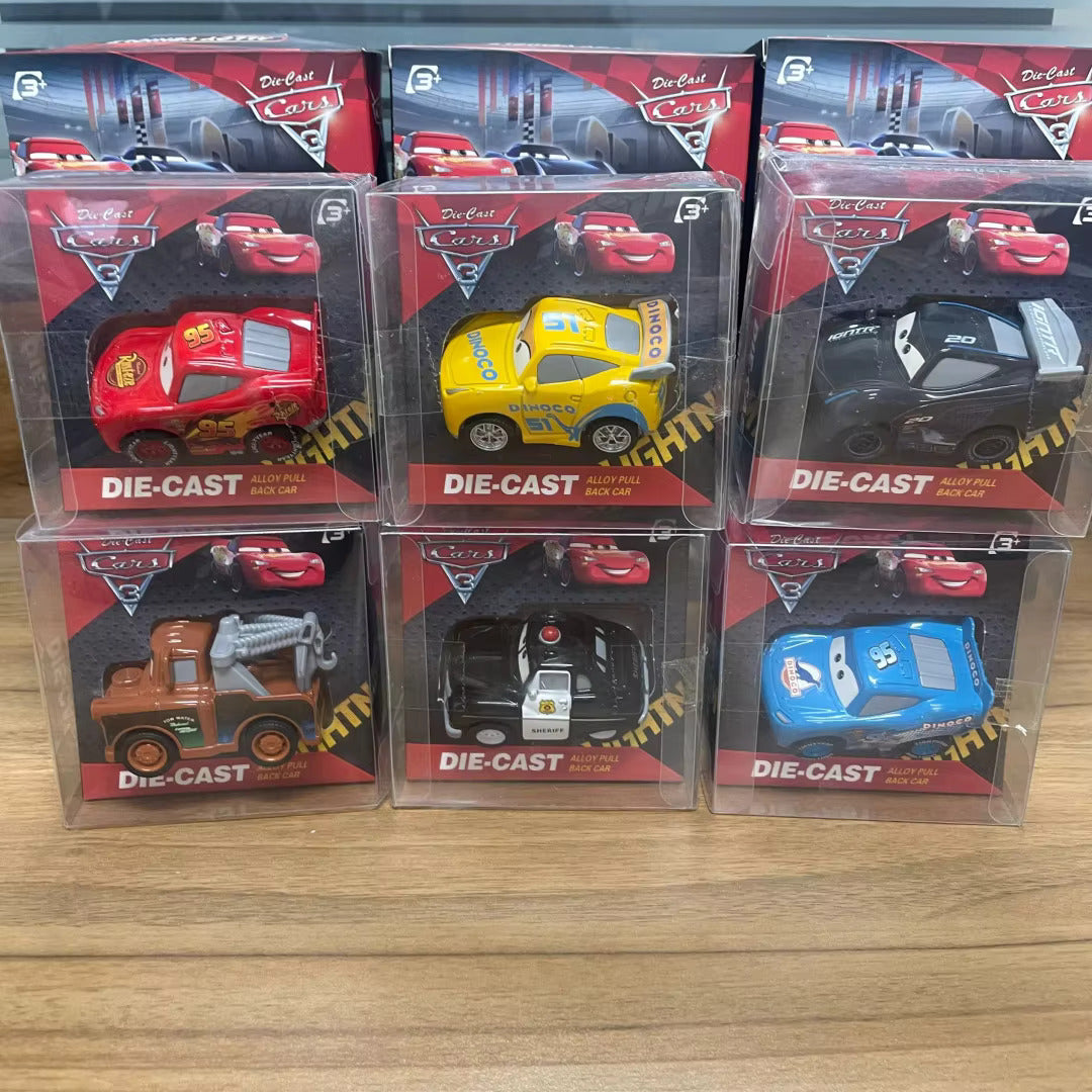Disney Pixar Cars 3 6-Piece Pull-Back Die-Cast Set – Lightning McQueen & Friends