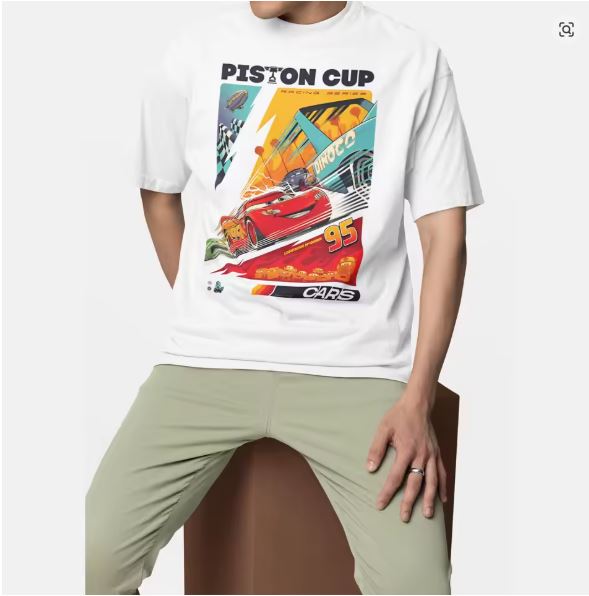 “I’m Sally, I’m Lightning” Men’s Cotton Tee — Creative Cars Short-Sleeve Round-Neck Shirt (Plus Sizes Available)