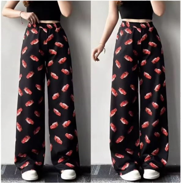 2024 Lightning McQueen & Sally “His & Hers” Cotton Summer Pajama Set – Oversized Tee + Pants for Adults & Kids